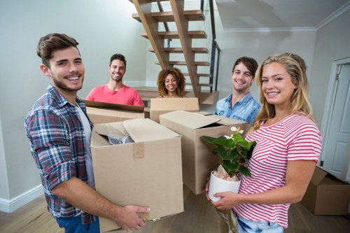 Commercial relocation logistics and vehicle loading for Gallows Corner businesses