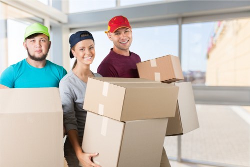 Removals van serving homes and businesses near Gallows Corner
