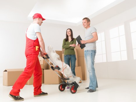 Local removals team preparing a property move in Gallows Corner