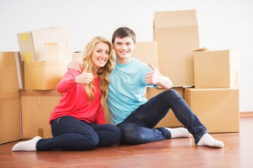 Local moving support with a van in Gallowscorner